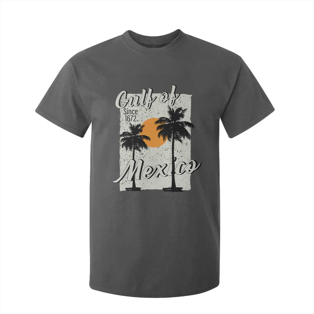 Gulf of Mexico T Shirt For Kid Since 1672 Beach Vibes TS10 Dark Heather Print Your Wear