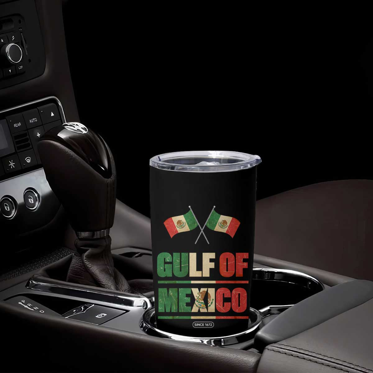 Gulf of Mexico Since 1672 Tumbler Cup Mexican Flag TS10 Print Your Wear