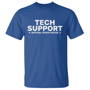 Tech Support T Shirt Elon Musk's Doge Official White House TS10 Royal Blue Print Your Wear