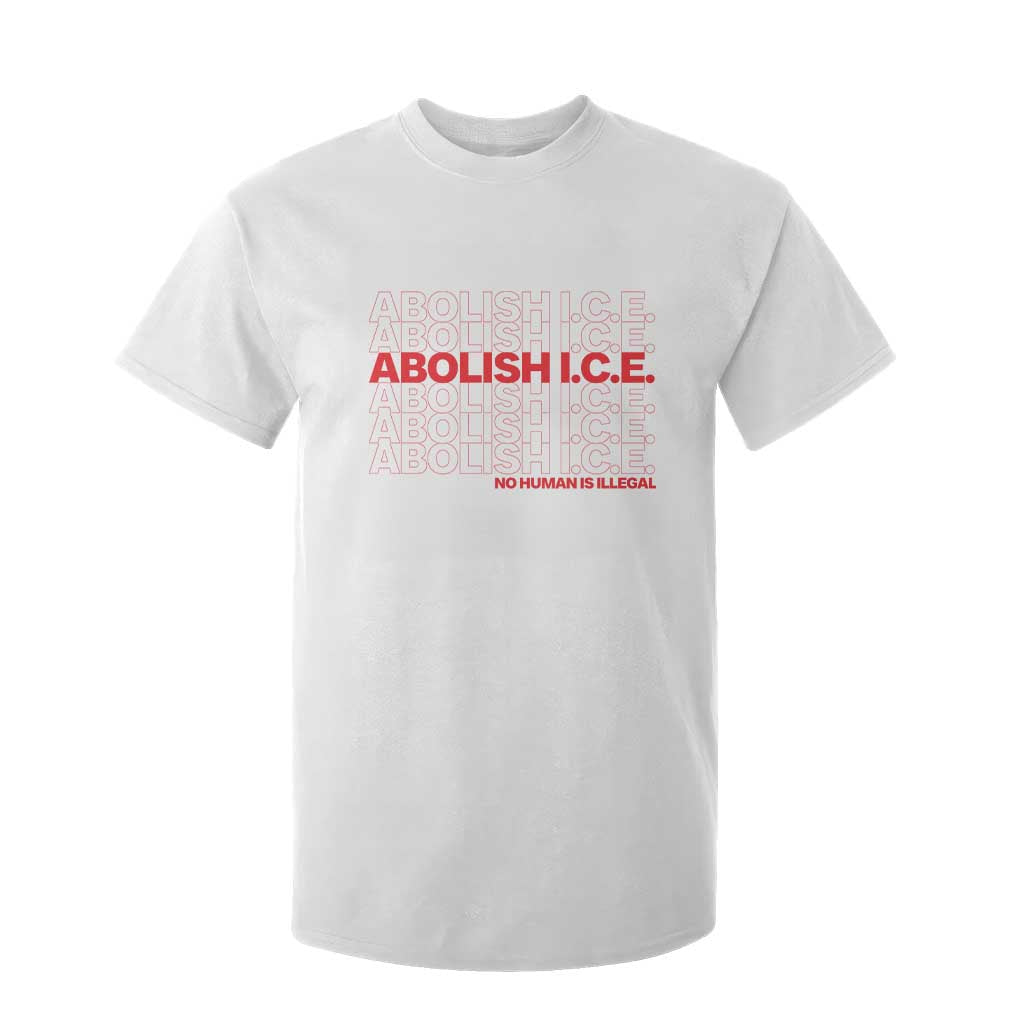 Abolish Ice No Human Is Illegal T Shirt For Kid Social Justice TS10 White Print Your Wear