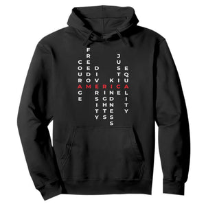Equal Rights Hoodie Courage Freedom Diversity Rights Kindness Justice Equality TS10 Black Print Your Wear