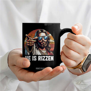 He is Rizzin Coffee Mug Funny Jesus Vintage Faith TS10 Print Your Wear
