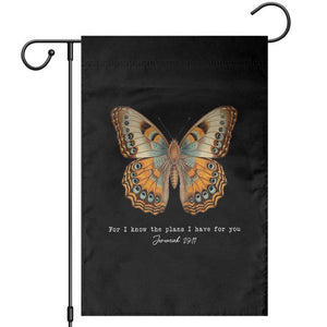 Christian Jeremiah 29:11 Garden Flag Bible Scripture For I Know The Plans I Have For You TS10 Black Print Your Wear