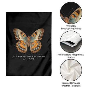 Christian Jeremiah 29:11 Garden Flag Bible Scripture For I Know The Plans I Have For You TS10 Print Your Wear