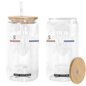 Funny Brain Surgery Recovery Glass Can Make My Brain Great Again Gray Ribbon TS10 Print Your Wear