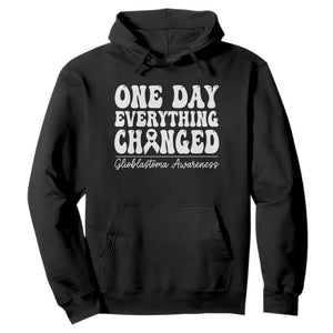 Glioblastoma Awareness Hoodie Fight Brain Tumor Cure Groovy TS10 Black Print Your Wear