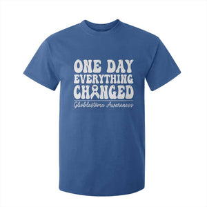 Glioblastoma Awareness T Shirt For Kid Fight Brain Tumor Cure Groovy TS10 Royal Blue Print Your Wear