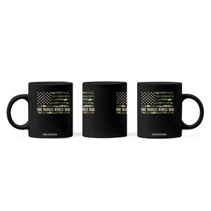 One Badass Bonus Dad Coffee Mug Funny Stepdad Camo American Flag TS10 Print Your Wear
