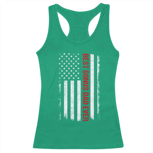 Best Effin Bonus Dad Ever Racerback Tank Top Funny Stepdad American Flag TS10 Irish Green Print Your Wear