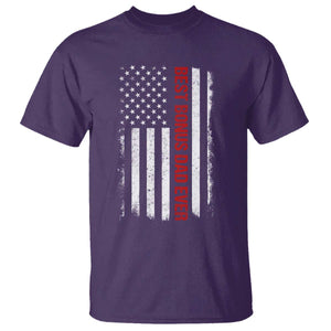 Best Effin Bonus Dad Ever T Shirt Funny Stepdad American Flag TS10 Purple Print Your Wear