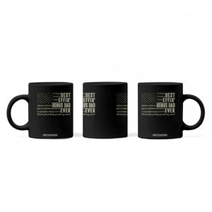 Best Effin’ Bonus Dad Ever Coffee Mug Step Dad Camo American Flag Camouflage TS10 Print Your Wear