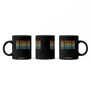 Best Stepdad Ever Coffee Mug Funny Retro Stepdad Bonus Dad TS10 Print Your Wear