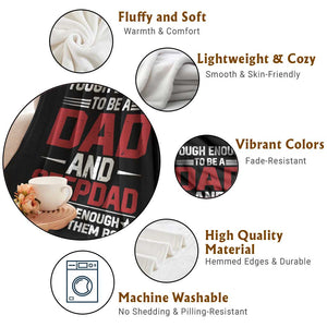 Bonus Dad Throw Blanket Dad And Stepdad Fathers Day TS10 Print Your Wear