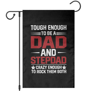 Bonus Dad Garden Flag Dad And Stepdad Fathers Day TS10 Black Print Your Wear