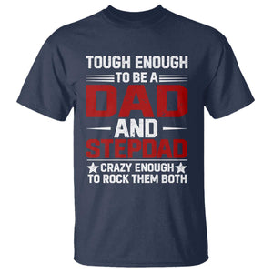 Bonus Dad T Shirt Dad And Stepdad Fathers Day TS10 Navy Print Your Wear