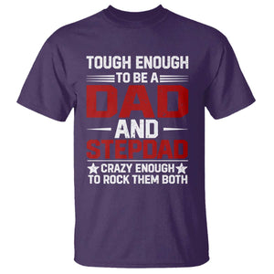 Bonus Dad T Shirt Dad And Stepdad Fathers Day TS10 Purple Print Your Wear