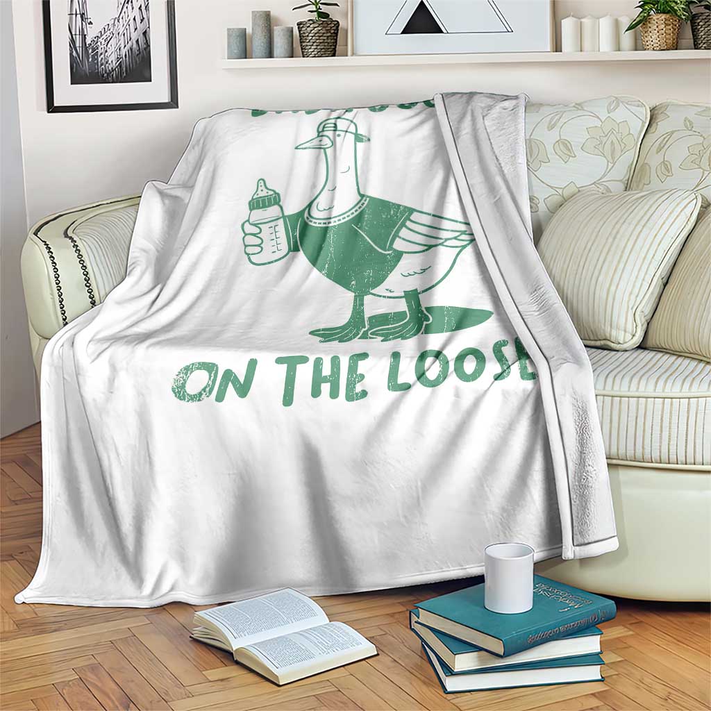 Silly Goose Dad Throw Blanket New Dad Pregnancy Announcement Fathers Day TS10 Print Your Wear