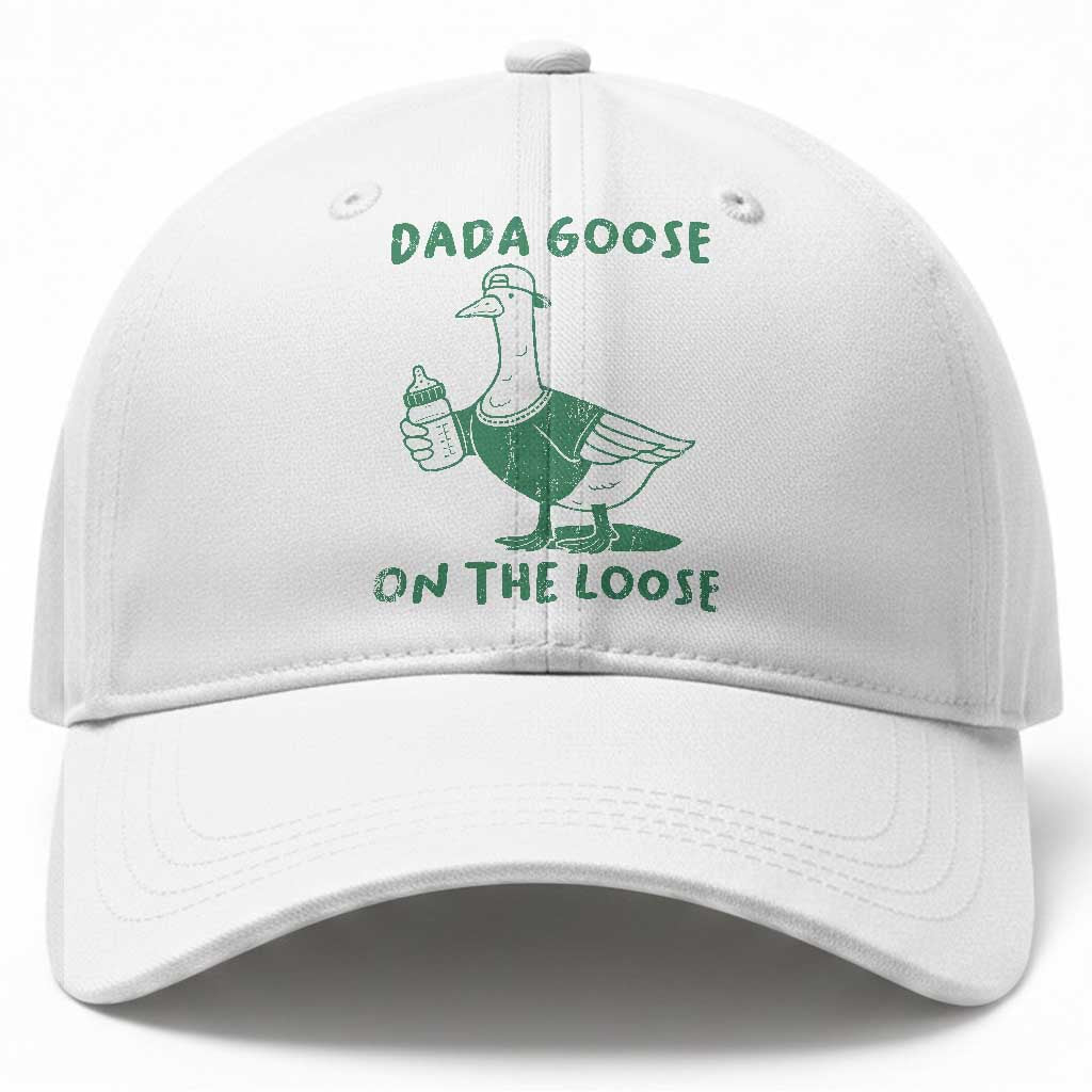 Silly Goose Dad Baseball Cap New Dad Pregnancy Announcement Fathers Day TS10 Print Your Wear