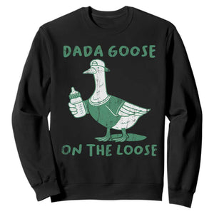 Silly Goose Dad Sweatshirt New Dad Pregnancy Announcement Fathers Day TS10 Black Print Your Wear