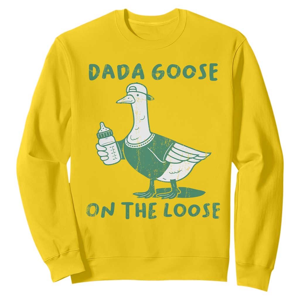 Silly Goose Dad Sweatshirt New Dad Pregnancy Announcement Fathers Day TS10 Daisy Print Your Wear