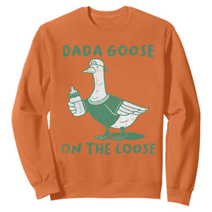 Silly Goose Dad Sweatshirt New Dad Pregnancy Announcement Fathers Day TS10 Orange Print Your Wear
