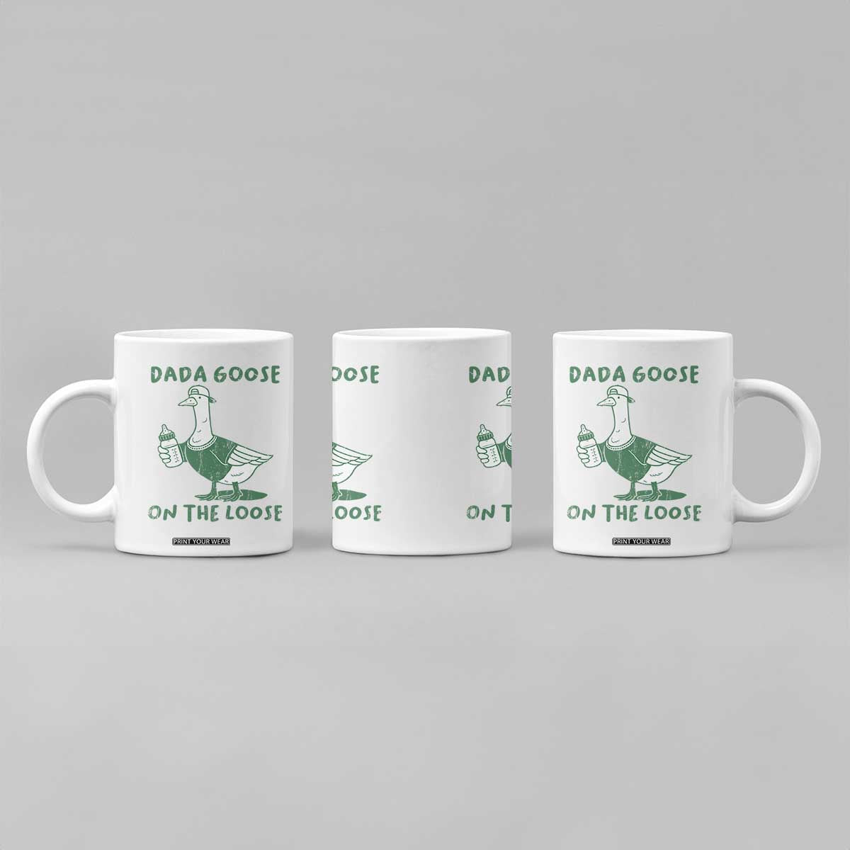 Silly Goose Dad Coffee Mug New Dad Pregnancy Announcement Fathers Day TS10 Print Your Wear