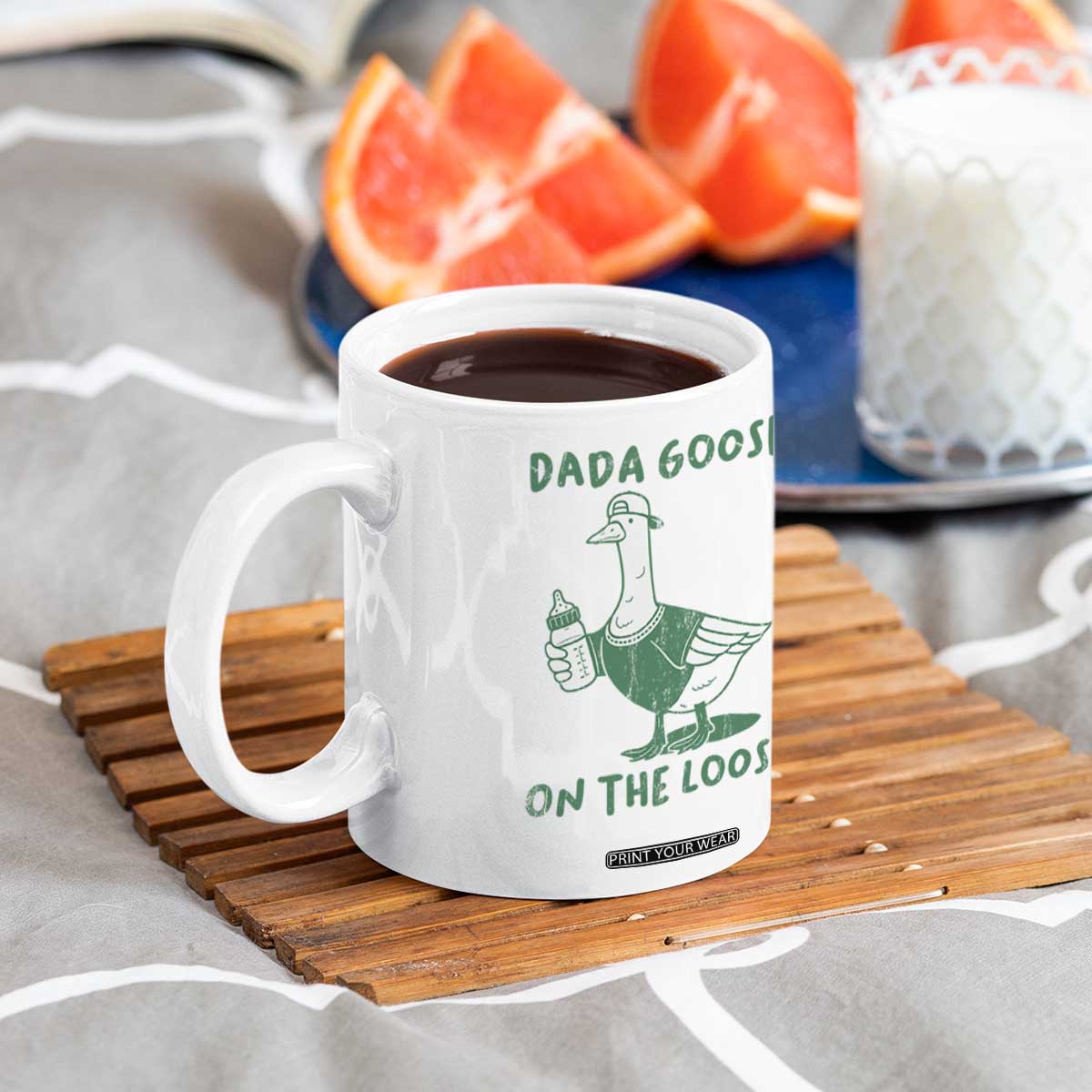 Silly Goose Dad Coffee Mug New Dad Pregnancy Announcement Fathers Day TS10 Print Your Wear