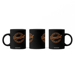 Bonus Dad Coffee Mug Vintage The Man Myth Bad Influence Funny Step Dad TS10 Print Your Wear