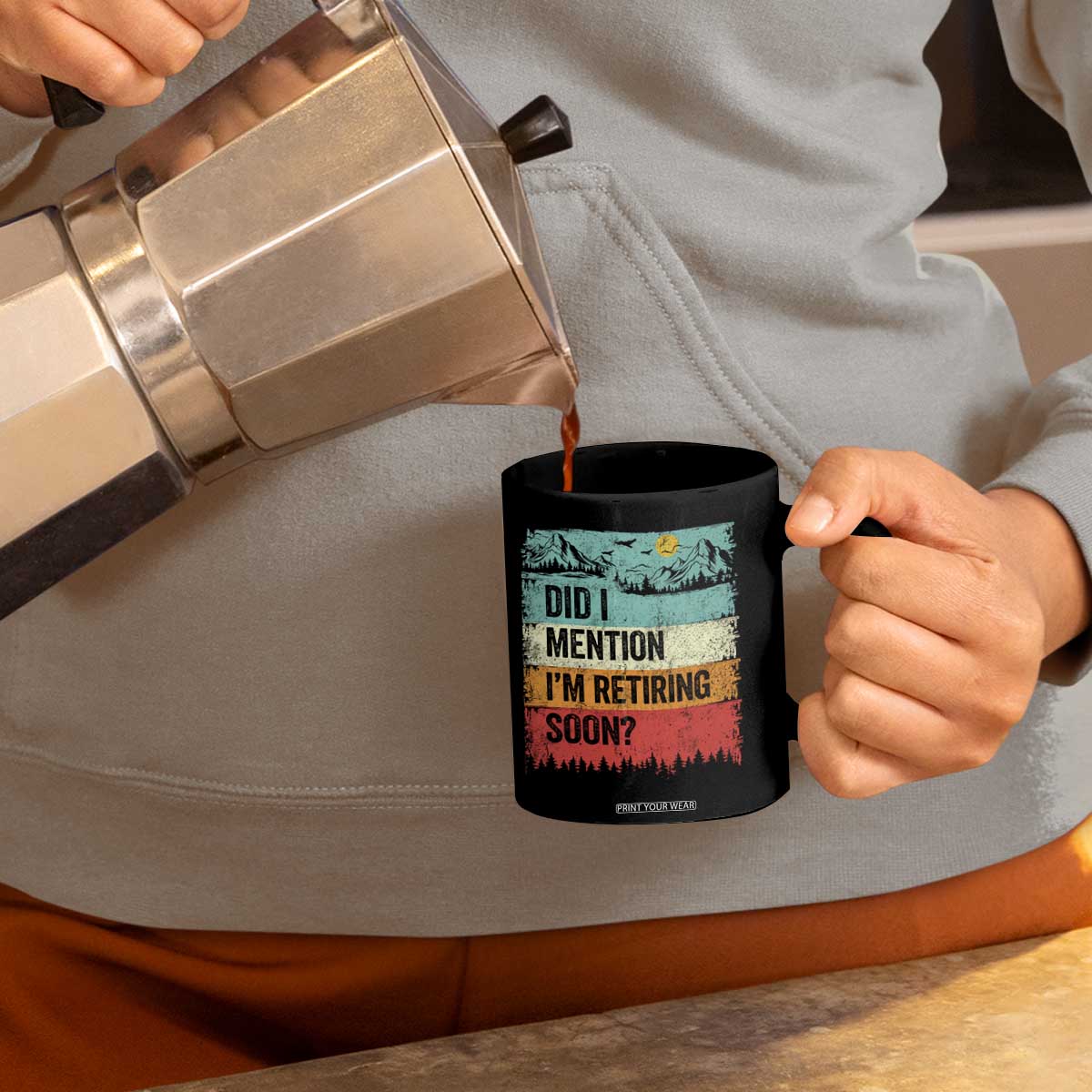 Did I Mention I'm Retiring Soon Coffee Mug Funny Retro Vintage Retirement TS10 Print Your Wear