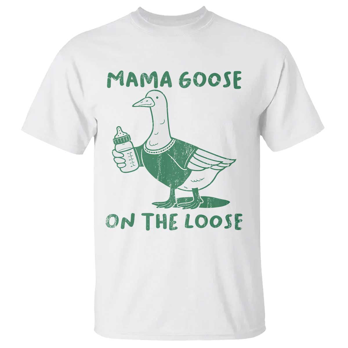 Silly Goose Mom T Shirt New Mom Pregnancy Announcement Mothers Day TS10 White Print Your Wear