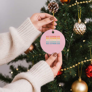 Best Stepmom Ever Ceramic Ornament Funny Retro StepMom Bonus Mom TS10 1pc Light Pink Print Your Wear