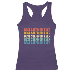 Best Stepmom Ever Racerback Tank Top Funny Retro StepMom Bonus Mom TS10 Purple Print Your Wear