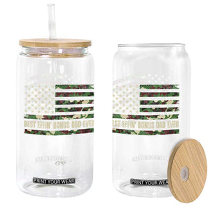 Best Effin Bonus Dad Ever Glass Can Funny Step Dad Camo American Flag TS10 Print Your Wear