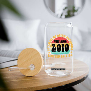 16th Birthday Glass Can Vintage 16yr 2010 Limited Edition 16 Year Old Gift TS10 Print Your Wear