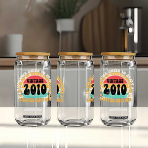16th Birthday Glass Can Vintage 16yr 2010 Limited Edition 16 Year Old Gift TS10 Print Your Wear