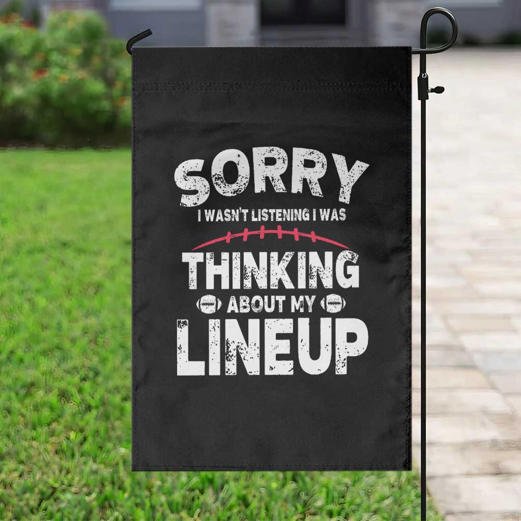 Funny Fantasy Football Player Garden Flag Commissioner Draft Party TS10 Print Your Wear