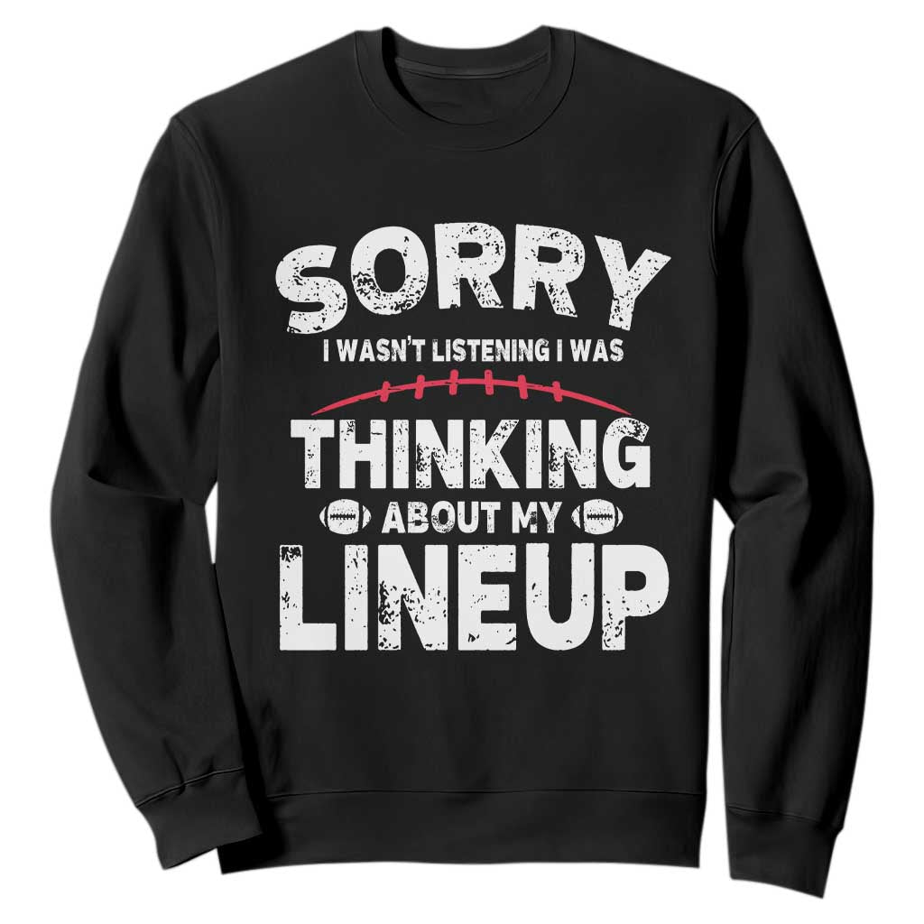 Funny Fantasy Football Player Sweatshirt Commissioner Draft Party TS10 Black Print Your Wear