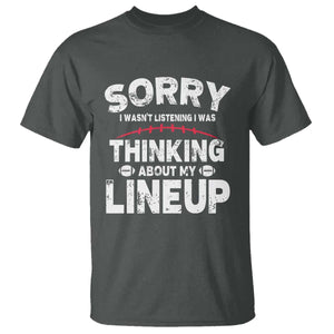 Funny Fantasy Football Player T Shirt Commissioner Draft Party TS10 Dark Heather Print Your Wear