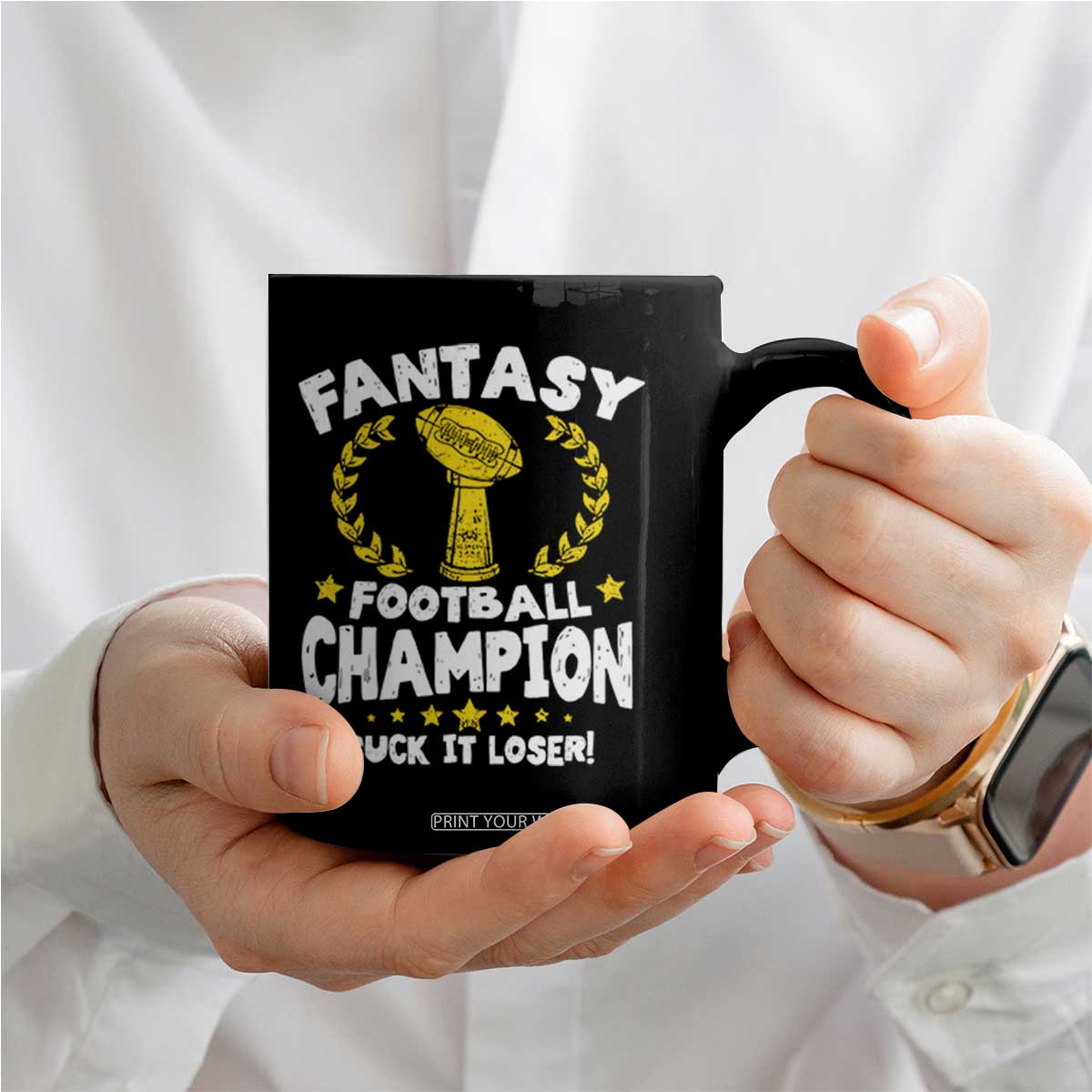 Fantasy Football Legend Coffee Mug Suck It Loser Funny Champ Champion Draft TS10 Print Your Wear