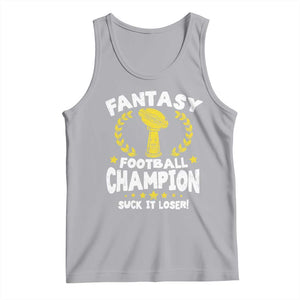 Fantasy Football Legend Tank Top Suck It Loser Funny Champ Champion Draft TS10 Athletic Heather Print Your Wear