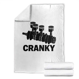 Cranky Car Engine Crankshaft Cars Lover Throw Blanket Mechanics Father Day TS10 White Print Your Wear
