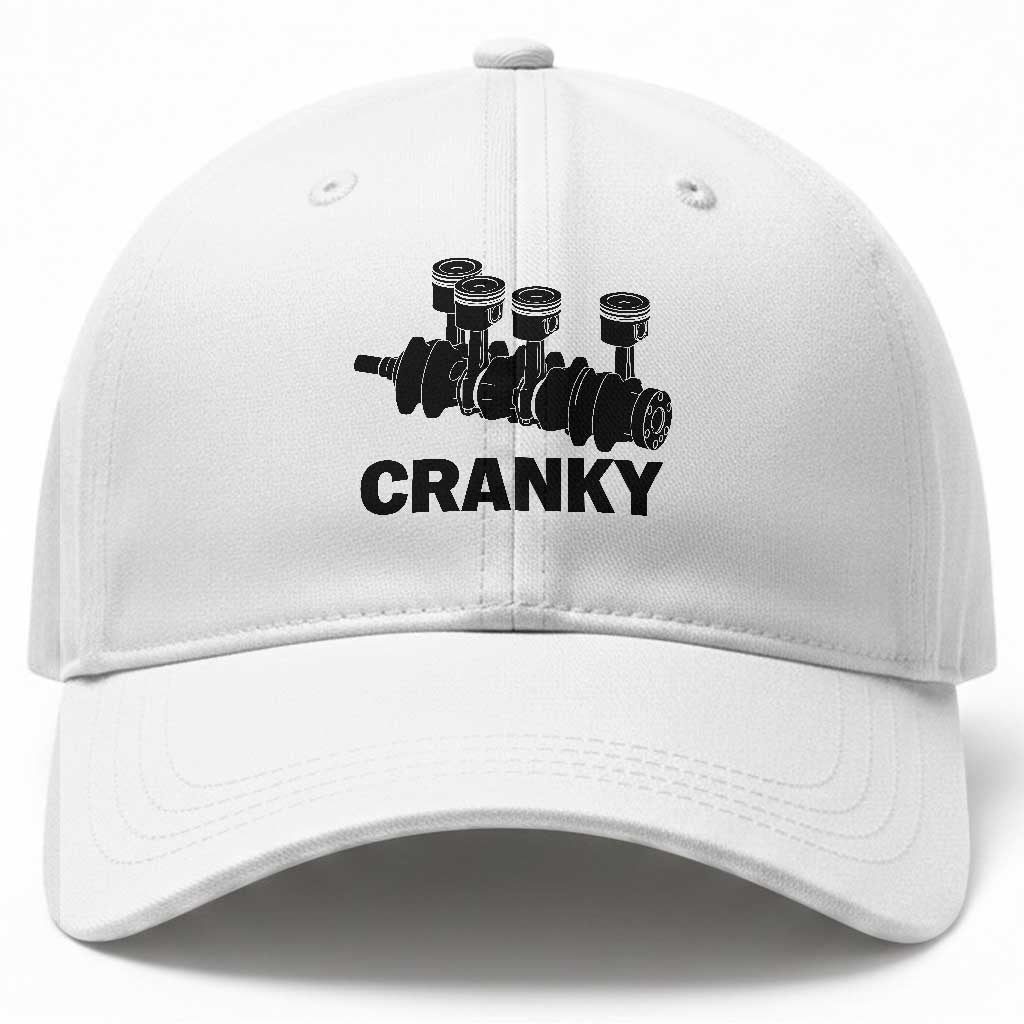Cranky Car Engine Crankshaft Cars Lover Baseball Cap Mechanics Father Day TS10 Print Your Wear