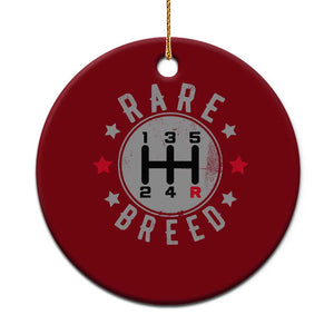 Rare Breed Manual Transmission Stick Shift Driver Ceramic Ornament Vintage Distressed Graphic TS10 1pc Red Print Your Wear