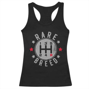 Rare Breed Manual Transmission Stick Shift Driver Racerback Tank Top Vintage Distressed Graphic TS10 Black Print Your Wear