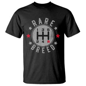 Rare Breed Manual Transmission Stick Shift Driver T Shirt Vintage Distressed Graphic TS10 Black Print Your Wear