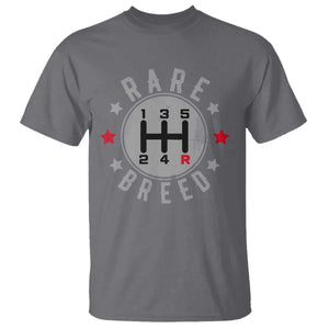 Rare Breed Manual Transmission Stick Shift Driver T Shirt Vintage Distressed Graphic TS10 Charcoal Print Your Wear