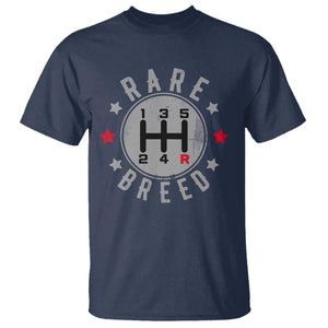 Rare Breed Manual Transmission Stick Shift Driver T Shirt Vintage Distressed Graphic TS10 Navy Print Your Wear