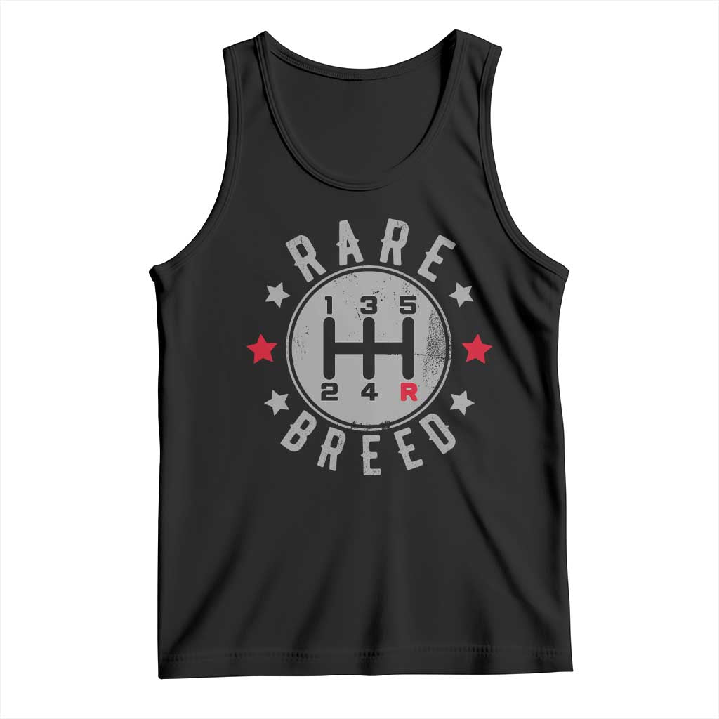 Rare Breed Manual Transmission Stick Shift Driver Tank Top Vintage Distressed Graphic TS10 Black Print Your Wear