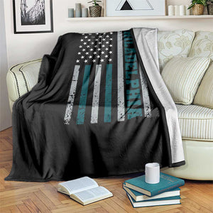 PFE Game Day Throw Blanket Retro American Flag Philly Lover TS10 Print Your Wear