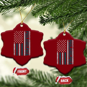 PFE Game Day Ceramic Ornament Retro American Flag Philly Lover TS10 Print Your Wear